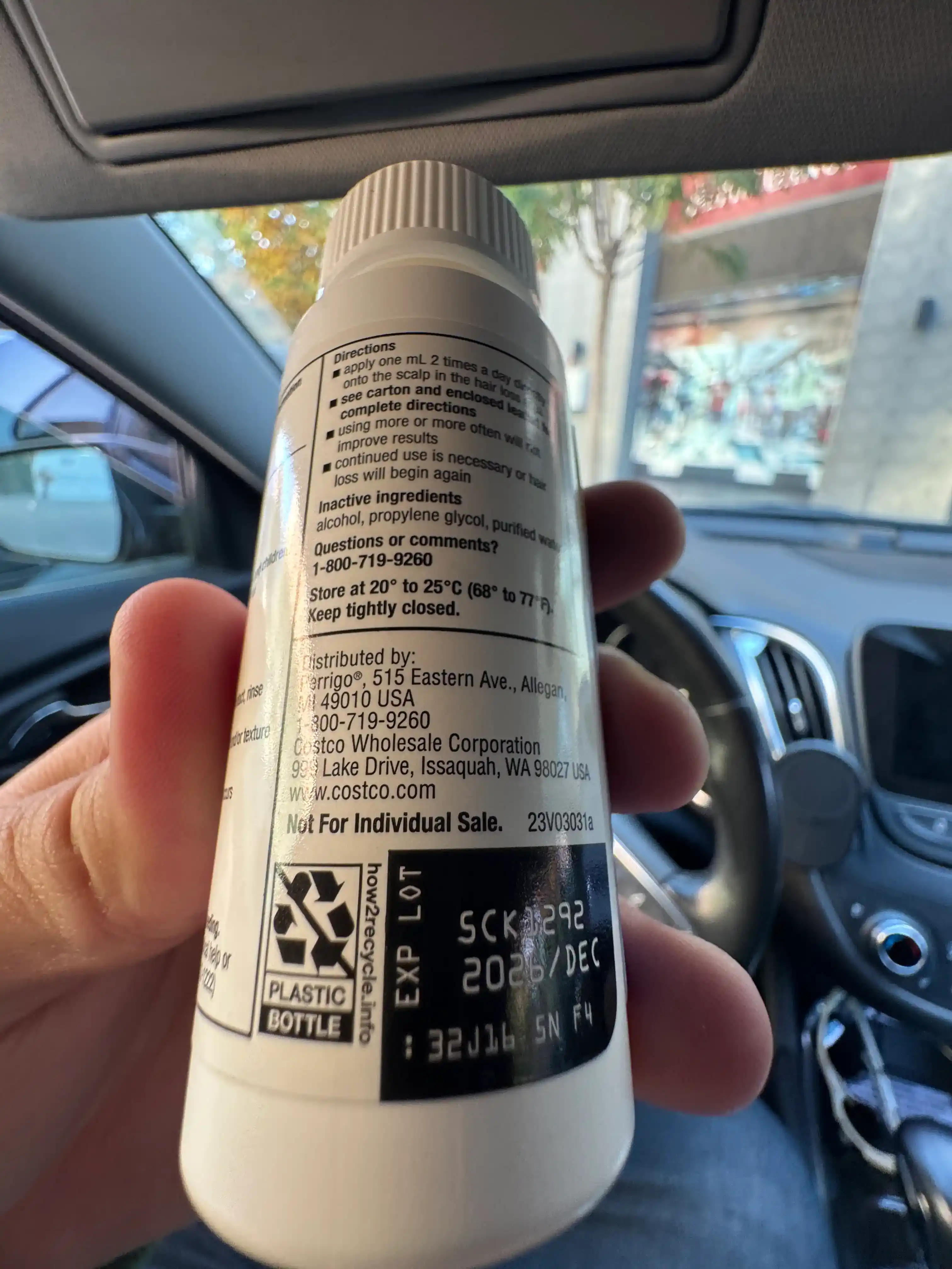 Soch va soqol o'stirish uchun minoksidil  5%, 60 ml, mezaroller, pipetka