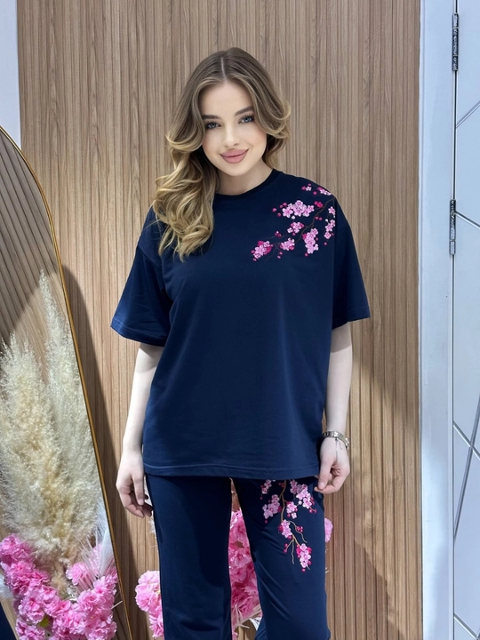 Ayollar to'plami Sakura, dvoyka,sportivni dvoyka, futbolka triko, 46-50