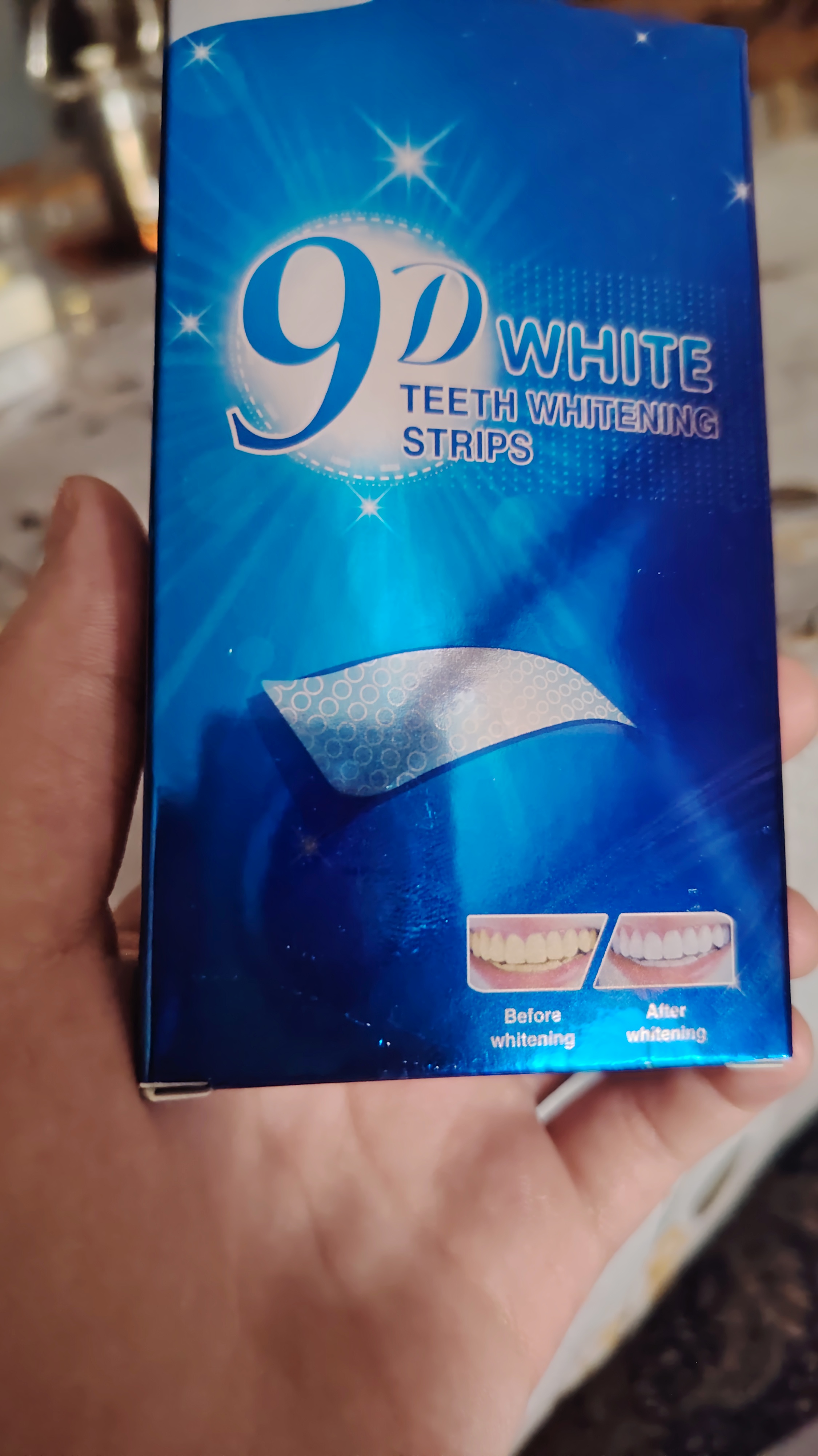 Отбеливающие полоски для зубов 9D White, 7 шт