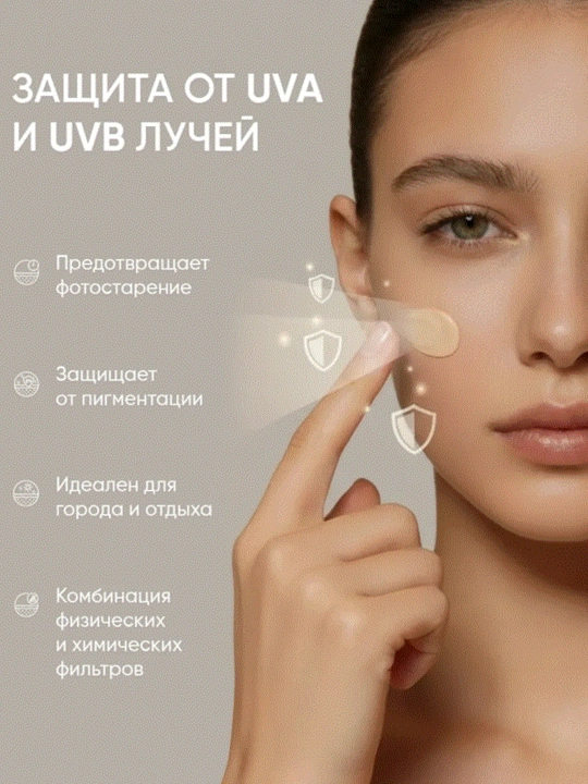 Ko'p funktsiyali tonal ВВ kremi Bergamo Crome Snail SPF 50+, oqartiruvchi, 50 ml