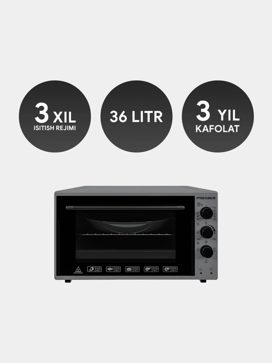 Elektr pechi Premier PRM-MED36/DFLBM 36L - 