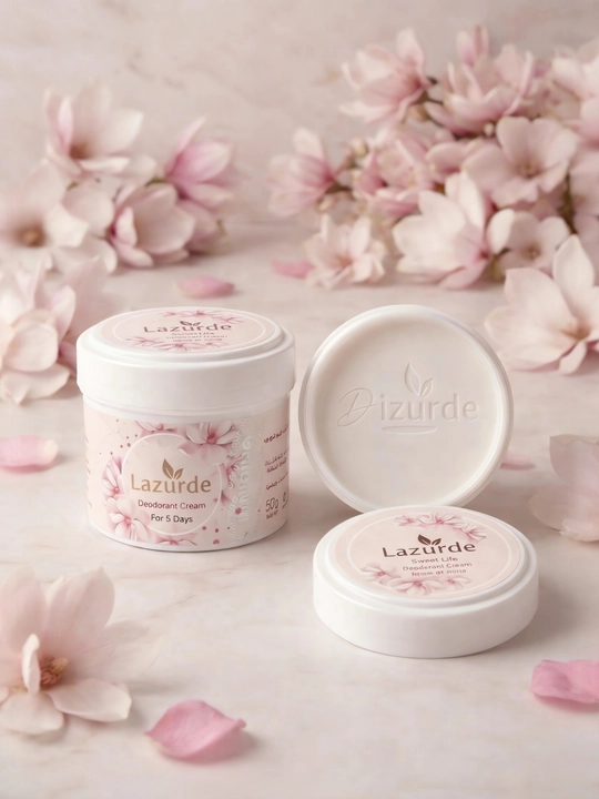 Lazurde parfyumerlangan krem-dezodoranti, hid va terlashga qarshi, 50 ml