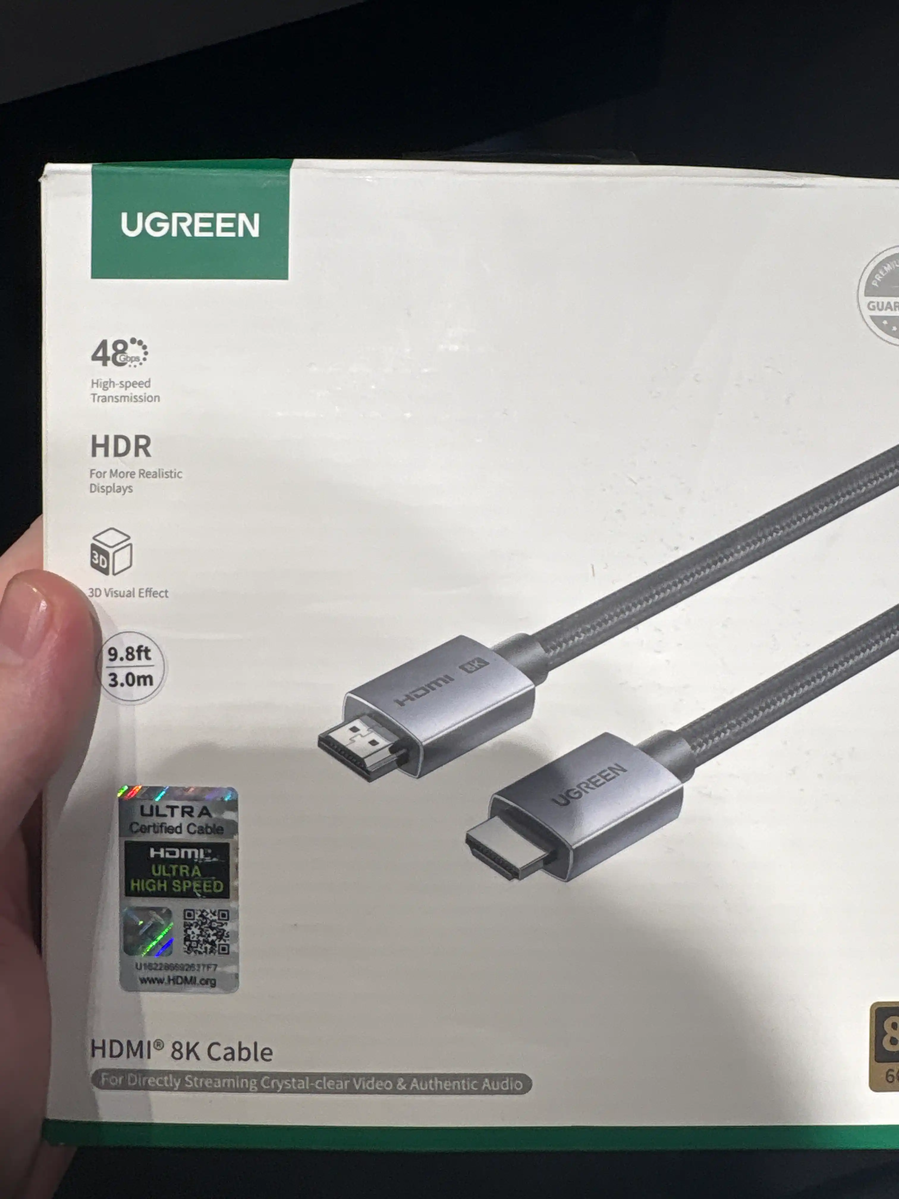 Кабель UGREEN HDMI 2.1 8K HD171