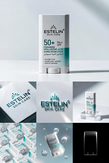 Солнцезащитный крем, Estelin Ceramide Hyaluronic Acid SPF 50+ PA++, 20 г
