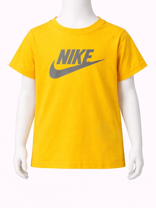 Bolalar futbolkasi yashil paxta print sport stil qulay kundalik - 