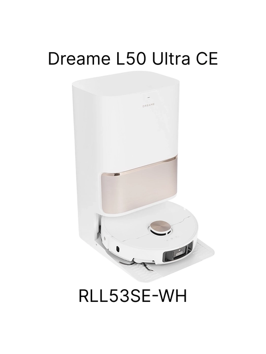 Робот-пылесос Dreame L50 Ultra CE 75 Вт, 25000 Па, АКБ 5200 мАч, станция самоочистки 6-в-1