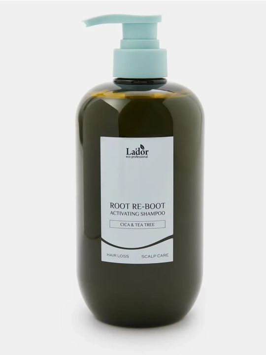 Шампунь для жирной кожи головы Lador Root Re-Boot Activating Shampoo Cica & Tea Tree