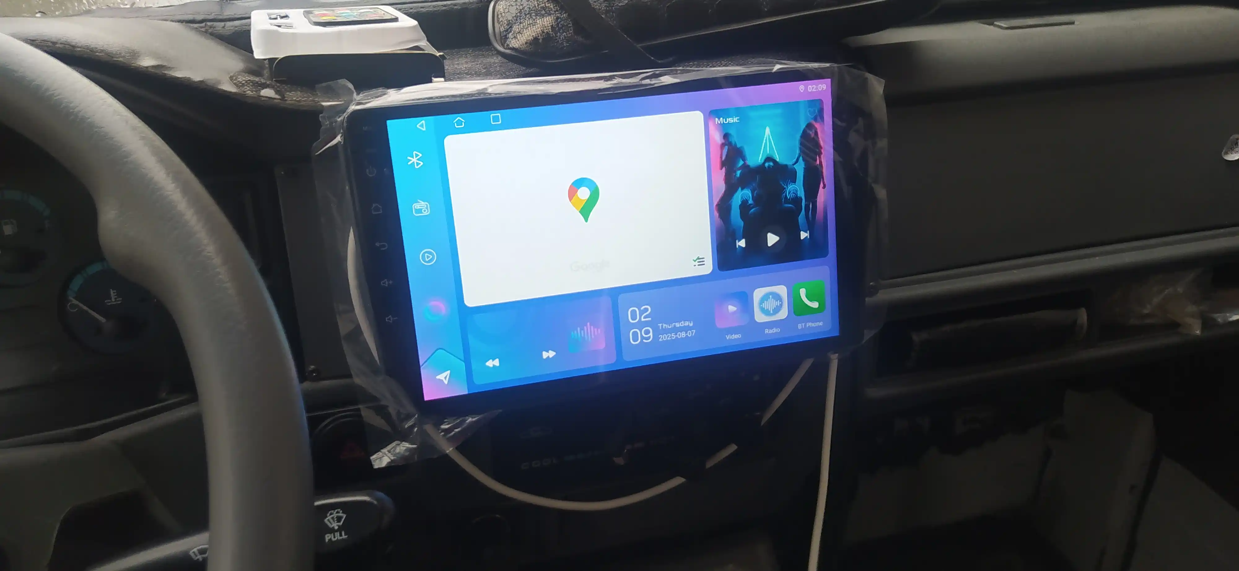 Автомонитор —Android Wi-Fi CAR PLAY 6/64 ГБ универсал экран без мерцания без нагрева 1 год