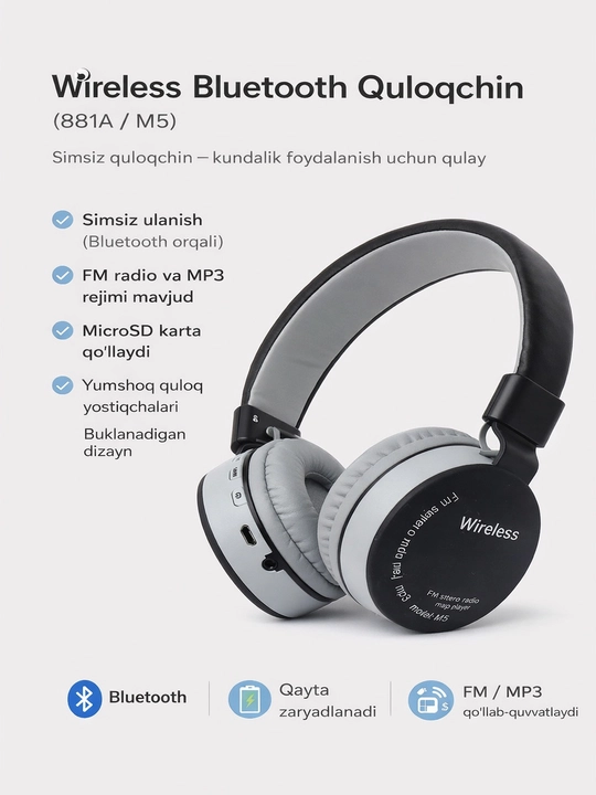 Simsiz quloqchinlar Wireless MS-881 A - 