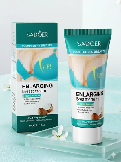 Подтягивающее, подтягивающее и освежающее средство для груди, экстракт кокоса, 60 гр