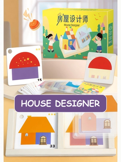 Развивающие игрушки, пазлы, puzzles, сопоставление теней, магнитные игрушки — NOOR21-OZODAJAVLON76-КРАСН