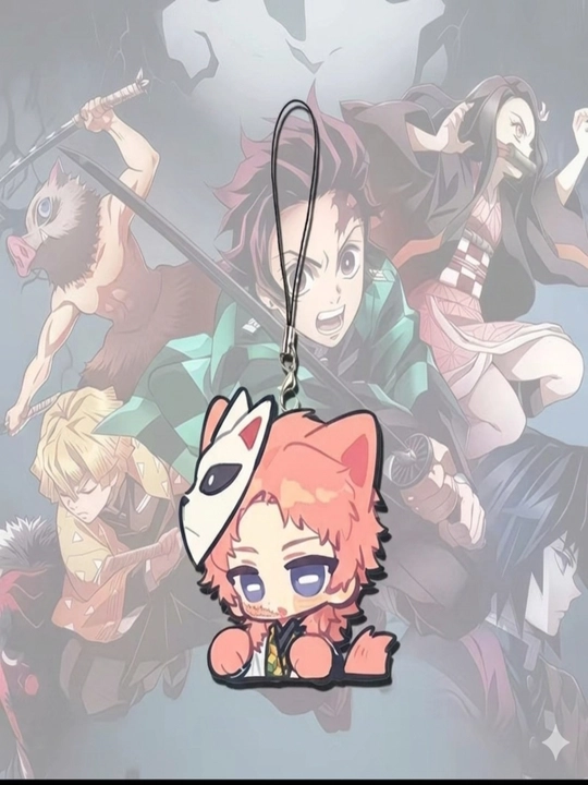 Eksklyuziv akril kalit zanjirlar "Demon Slayer: Neko Collection" - 
