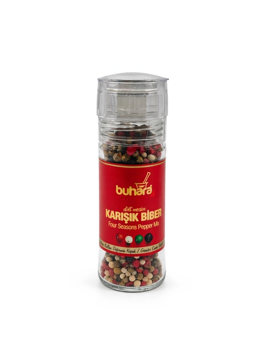 Buhara o'rnatilgan tegirmonchali 4 fasl murchlar aralashmasi (donador), 40 g - 