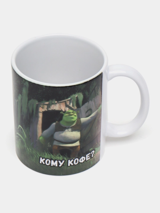 Sovg'a krujkasi, bosmali, keramika, shrek