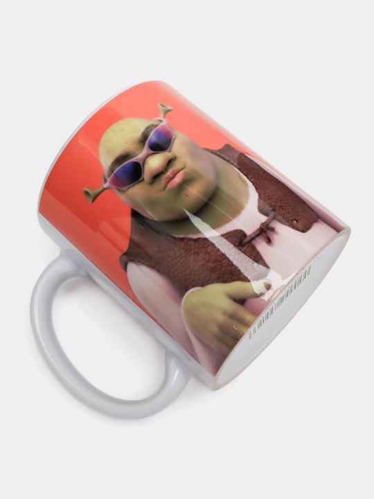 Sovg'a krujkasi, bosmali, keramika, shrek