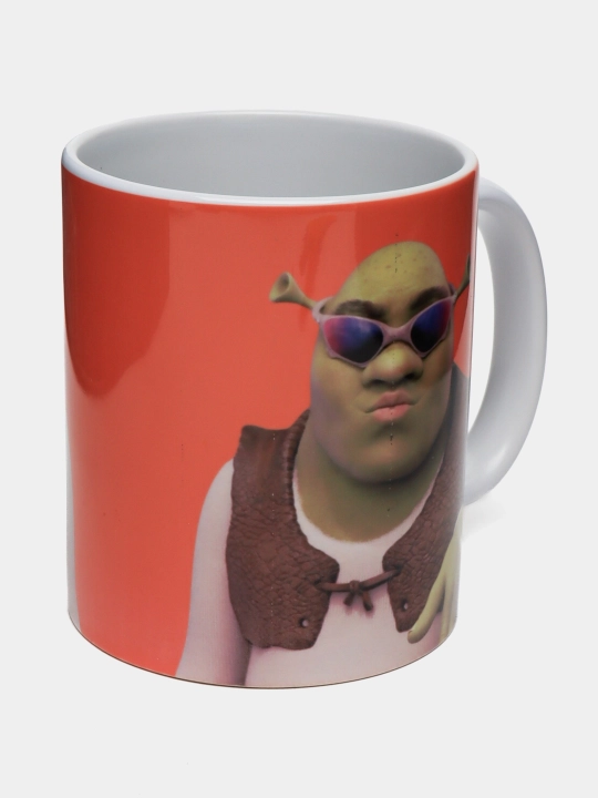 Sovg'a krujkasi, bosmali, keramika, shrek