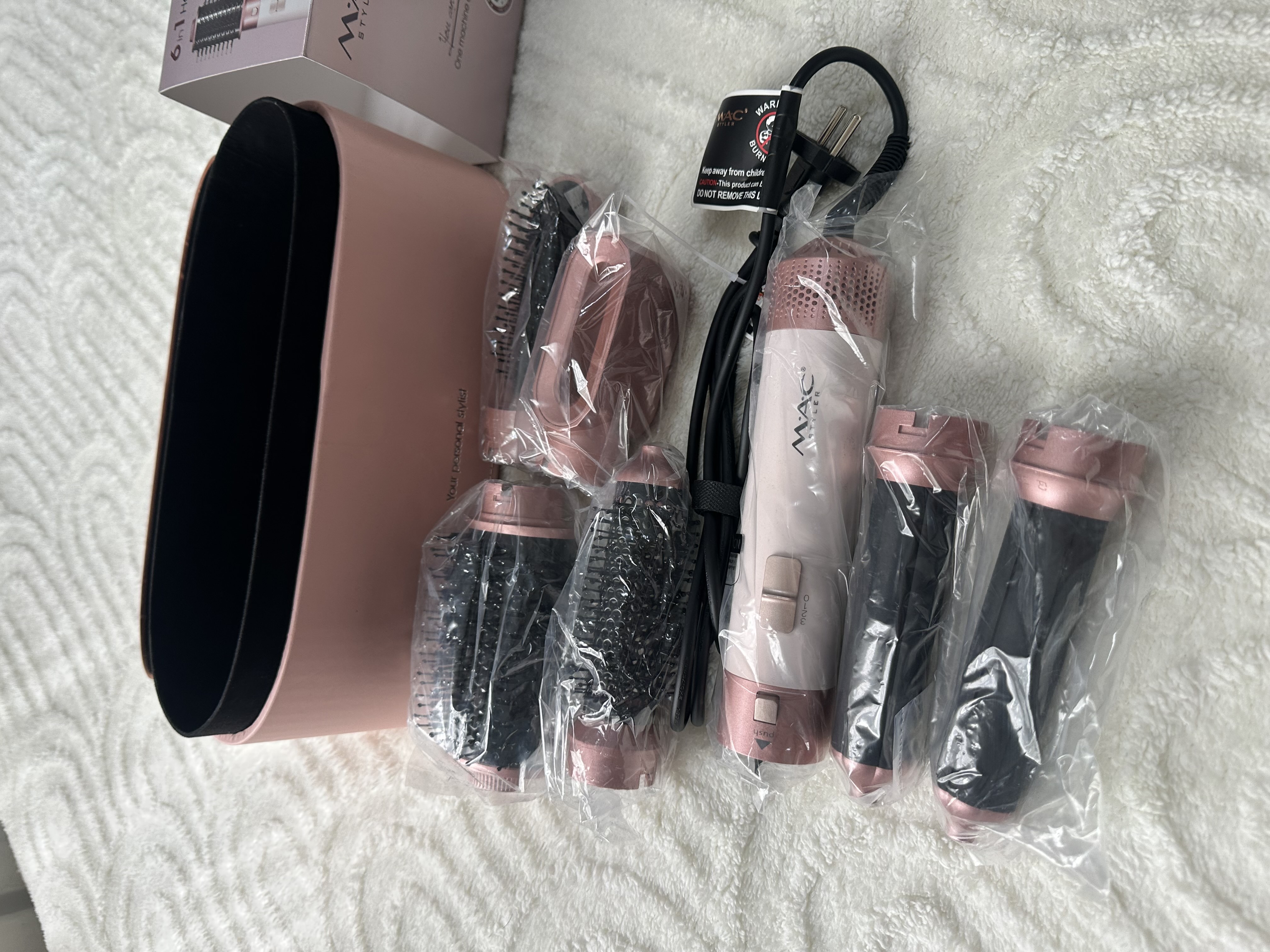 Фен для волос MAC styler MC-6766, 6 в 1, воздушная укладка и автоматическая плойка