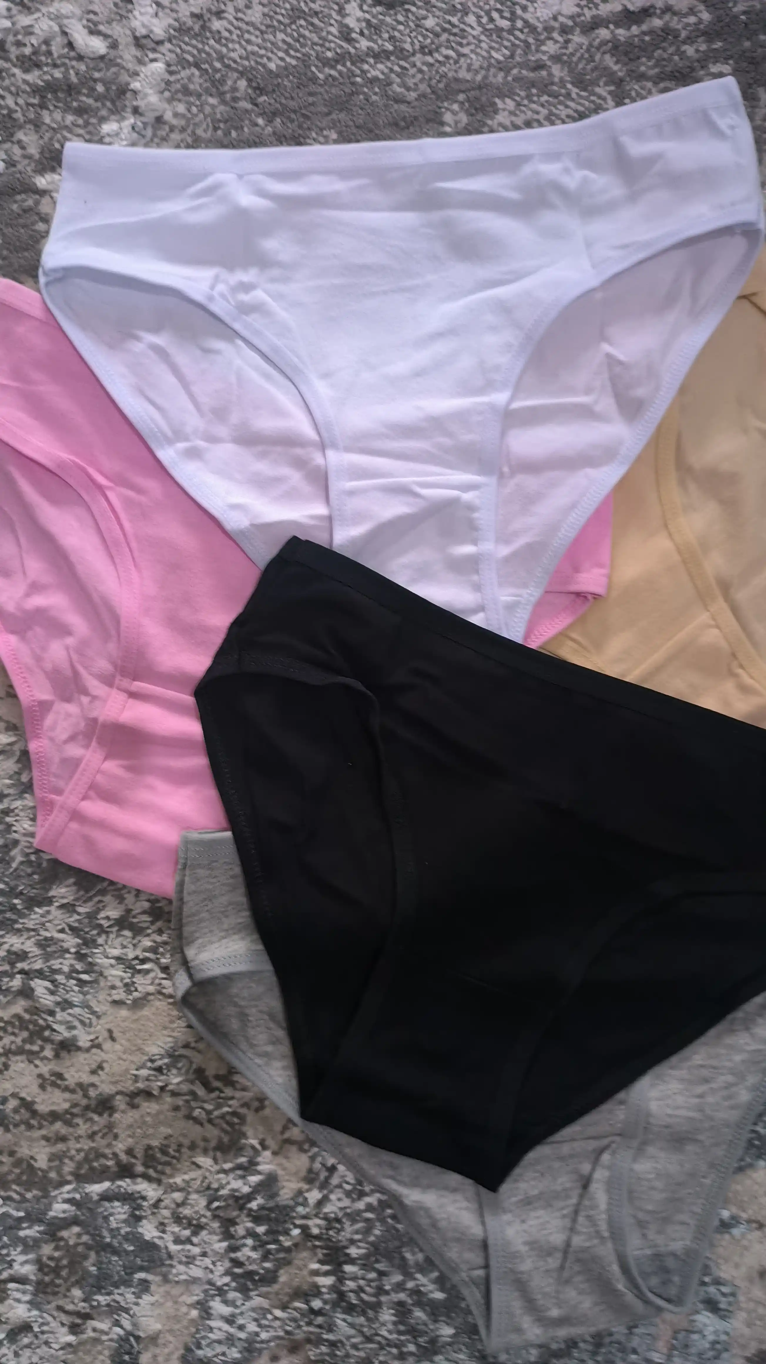 Трусы женские хлопковые, слипы, хлопок, набор 5 шт, S-2XL, комфортное нижнее бельё