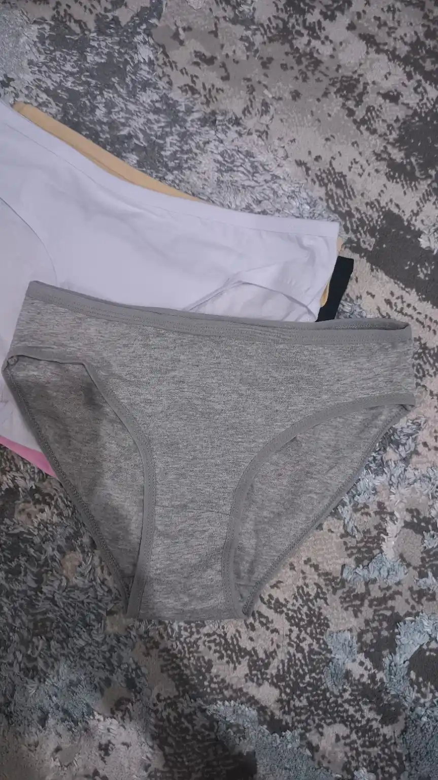 Трусы женские хлопковые, слипы, хлопок, набор 5 шт, S-2XL, комфортное нижнее бельё