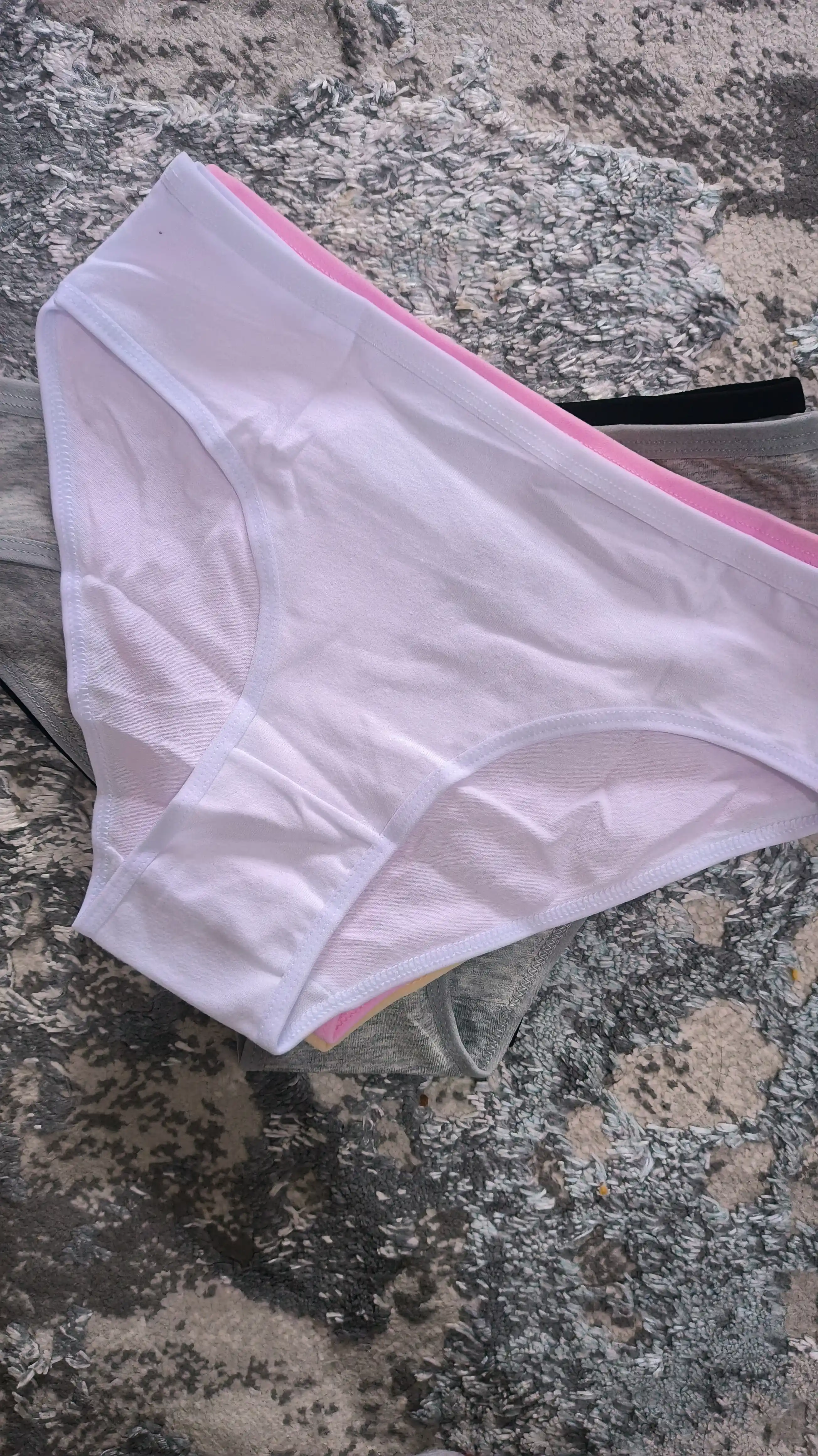 Трусы женские хлопковые, слипы, хлопок, набор 5 шт, S-2XL, комфортное нижнее бельё