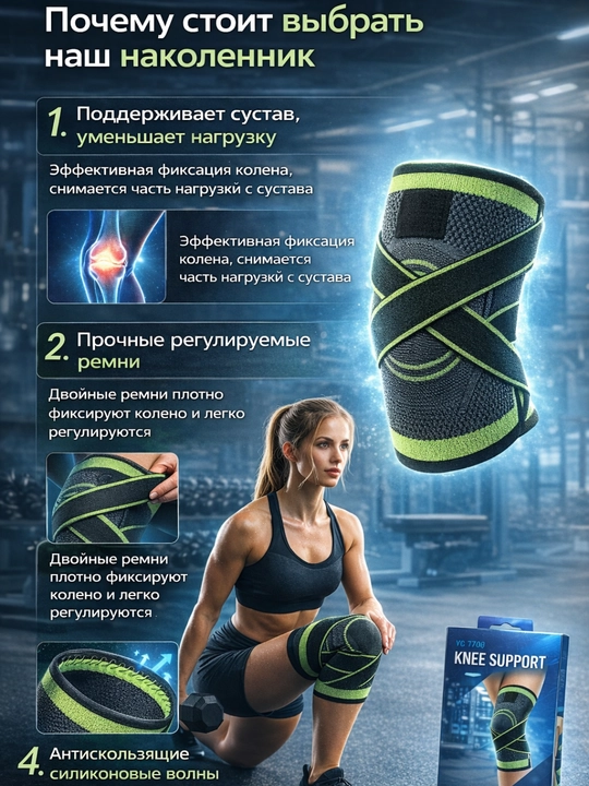 Bandaj, sport tizzalik bandaji elastik, tizza uchun fiksator, bo‘g‘imni qo‘llab-quvvatlash