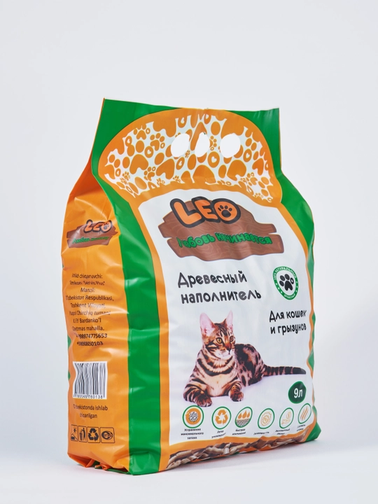 Mushukchalar va kemiruvchilar uchun Leo yog'och axlati uchun, 2 kg
