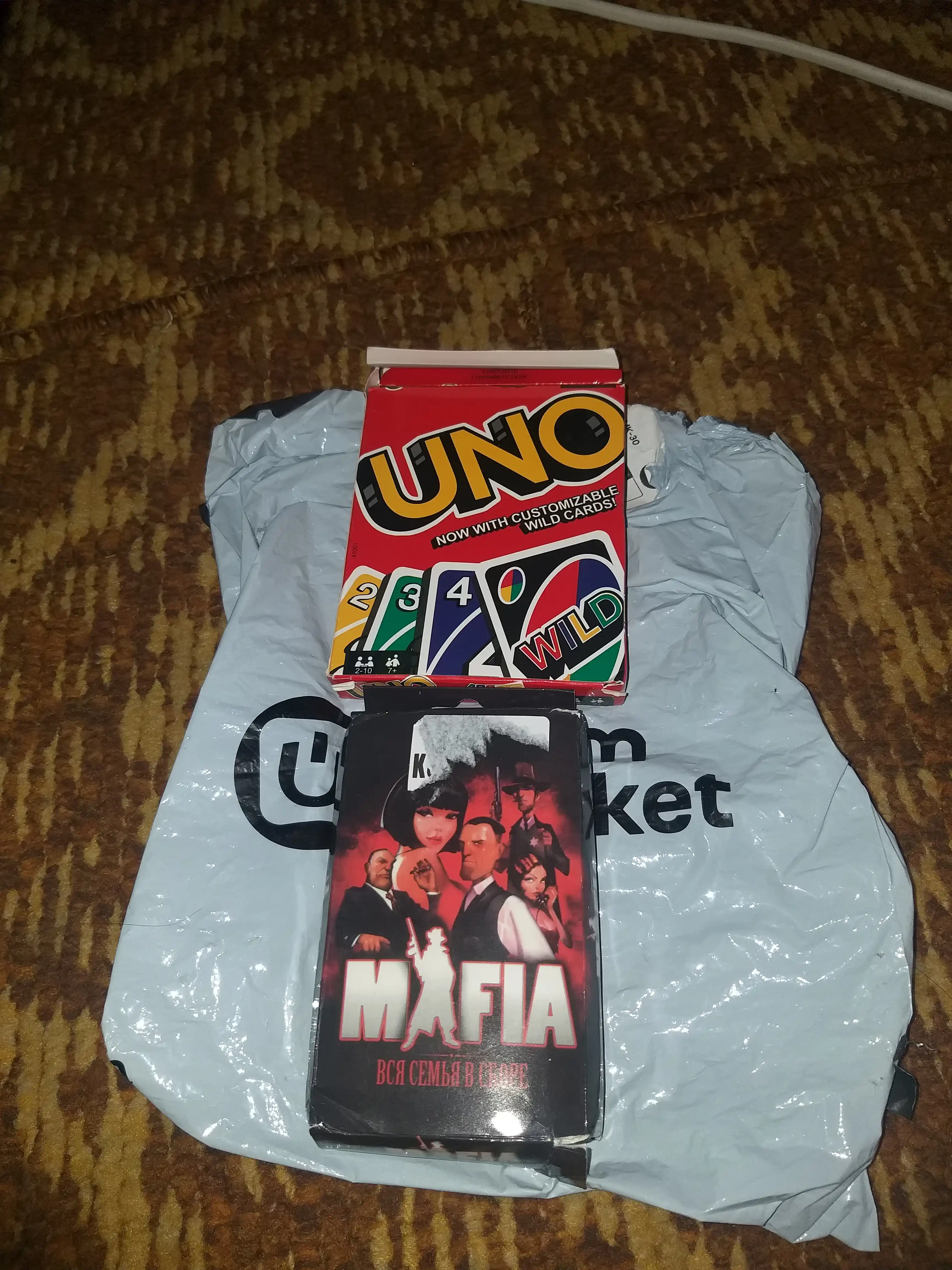 Набор карточных игр UNO + Mafia — 2-в-1