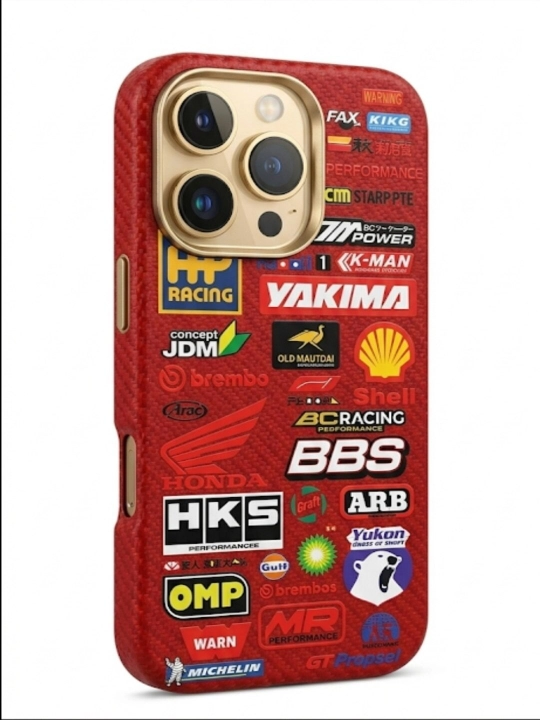 JDM Racing iPhone g‘ilofi Formula 1 poygasi va ralli uslubida - 