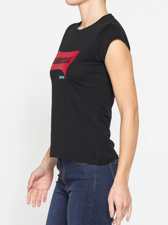 Ayollar uchun bazaviy futbolka Carrera Jeans, 100% paxta, Italiya