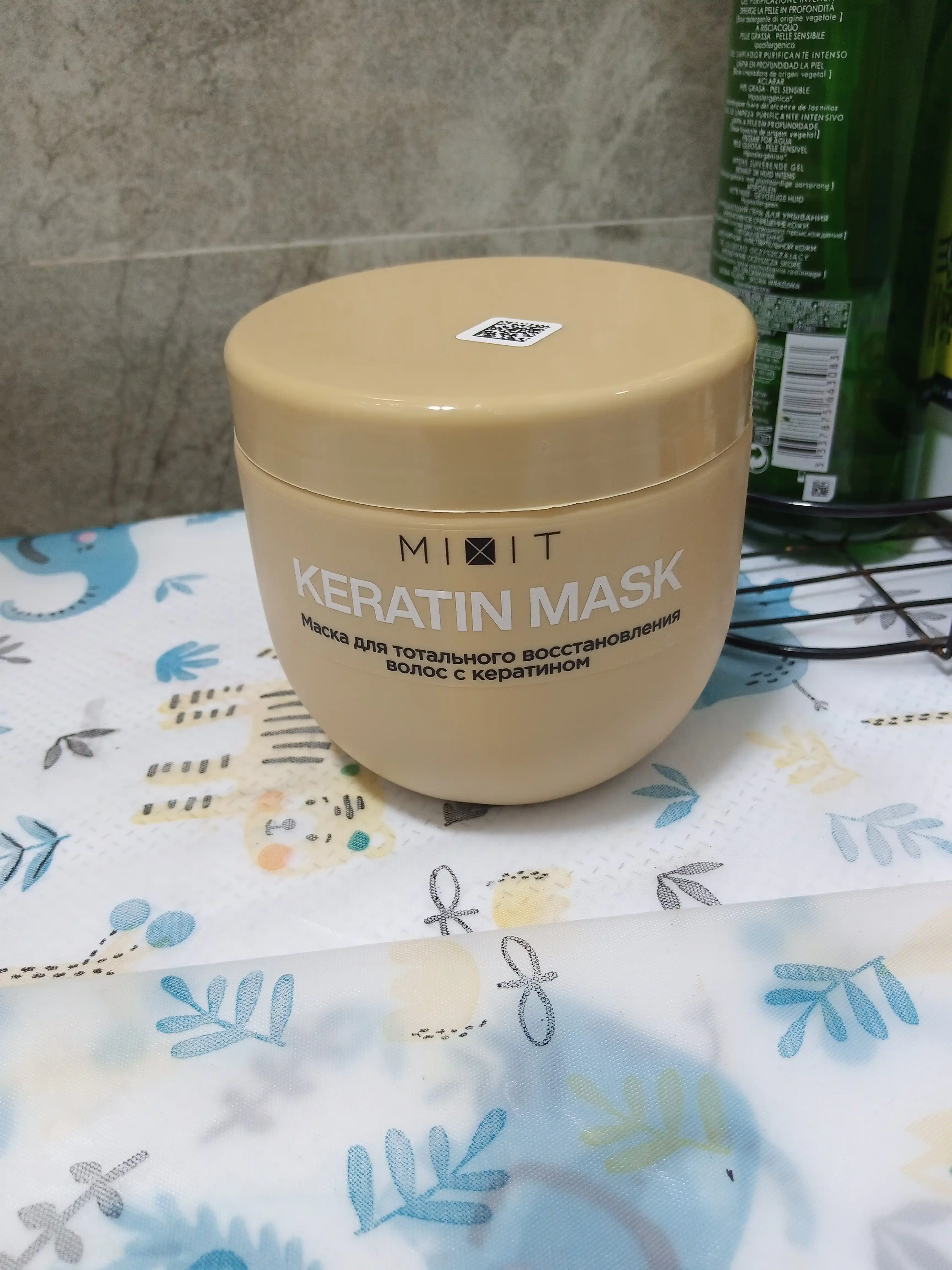 Keratinli tiklovchi soch niqobi, MIXIT "RE:START" Keratin Mask, 500 ml