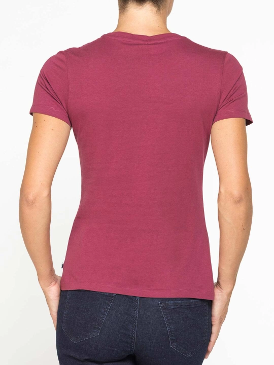 Ayollar uchun bazaviy futbolka Carrera Jeans,dumaloq bo‘yinli, 100% paxta, Italiya