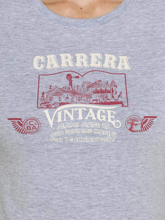 Футболка женская Carrera Jeans с принтом,100% хлопок,Италия