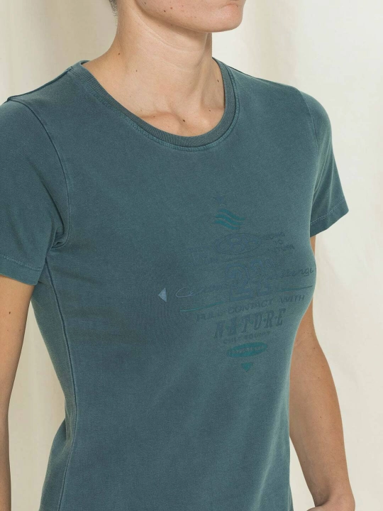 Футболка женская Carrera Jeans с принтом,100% хлопок,Италия