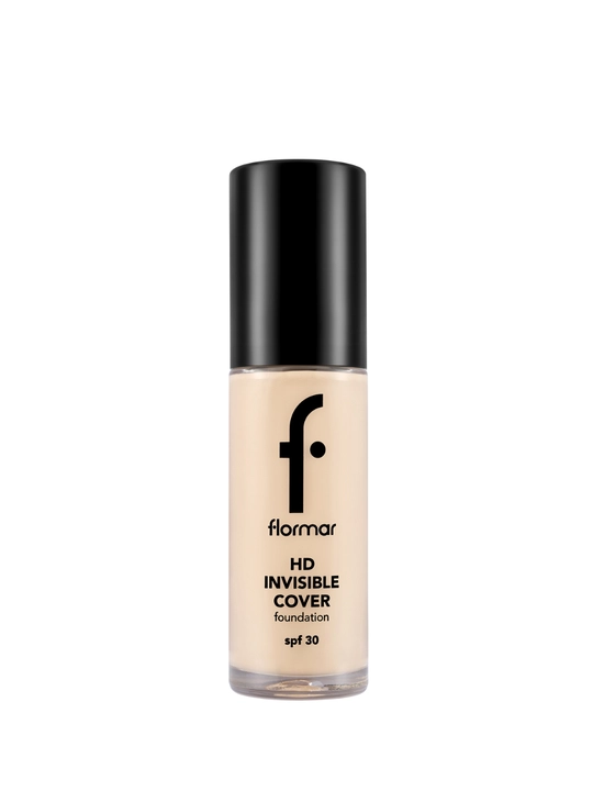 Тональная основа Flormar HD Invisible Cover Foundation SPF 30 - 
