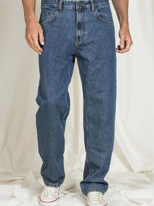 Erkaklar uchun jinsi Carrera Jeans, erkin fason, 100% paxta, Italiya - 