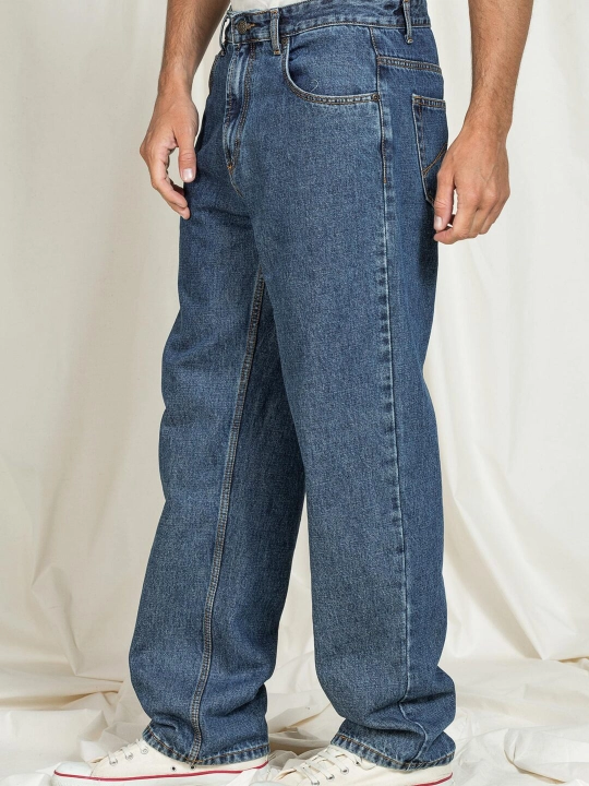 Erkaklar uchun jinsi Carrera Jeans, erkin fason, 100% paxta, Italiya