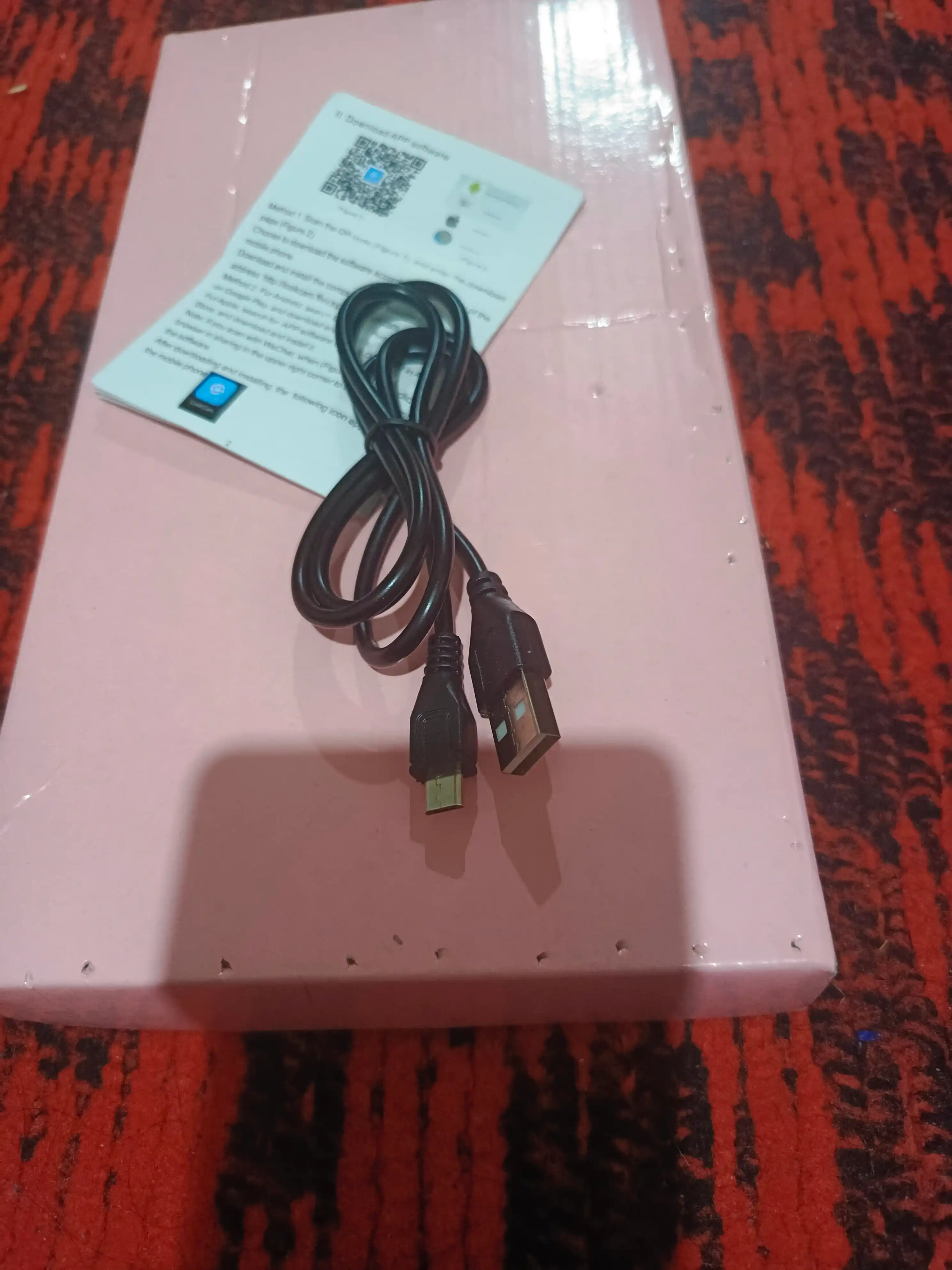 Mini FULL HD kuzatuv kamerasi, 1080p USB + batareya