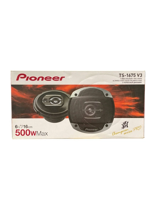 Авто колонка PIONEER TS-1675 V3 16 см 3-полосная черная комплект 2 шт