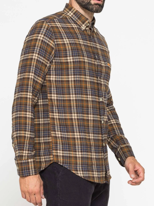 Erkaklar uchun katakli ko‘ylak Carrera Jeans,100% paxta, Italiya