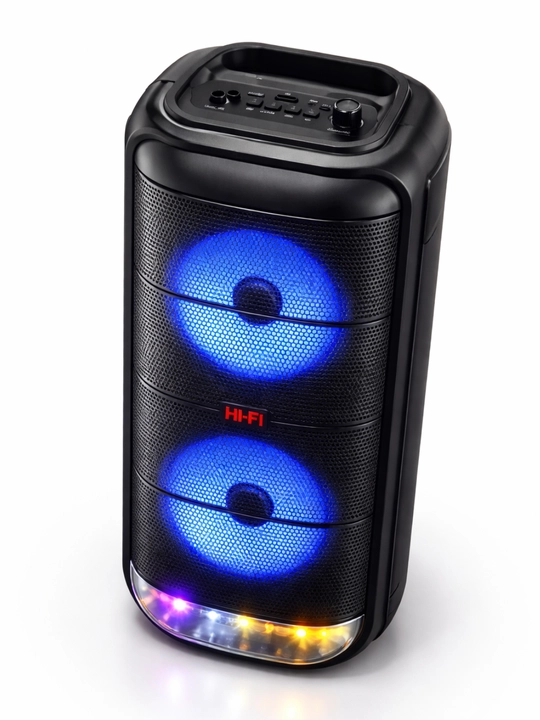 Mikrofonli ZQS-6227 Bluetooth kolonka, RGB yoritish, kuchli ovoz