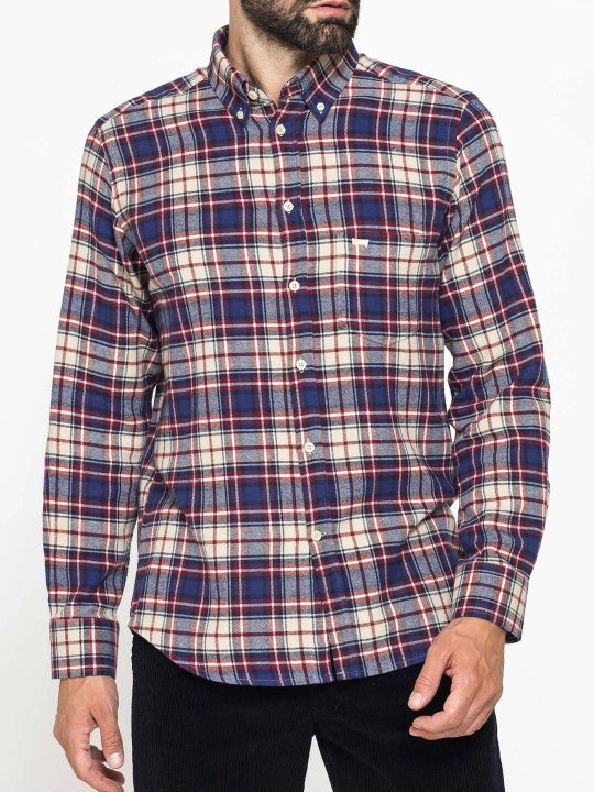 Erkaklar uchun katakli ko‘ylak Carrera Jeans,100% paxta, Italiya - 
