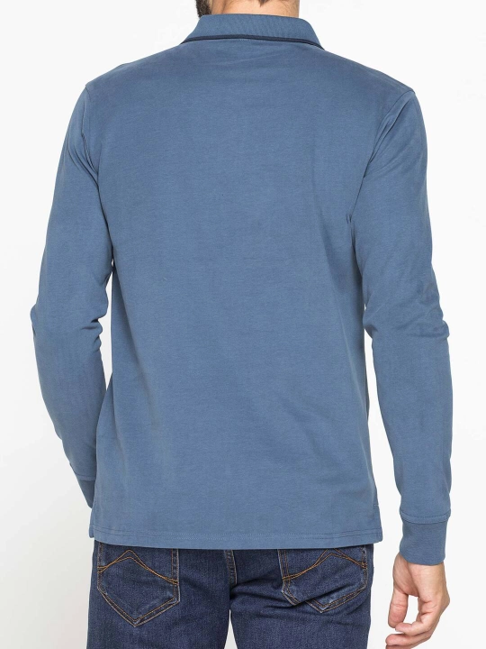 Erkaklar uchun uzun yengli polo ko‘ylak Carrera Jeans, 100% paxta, Italiya