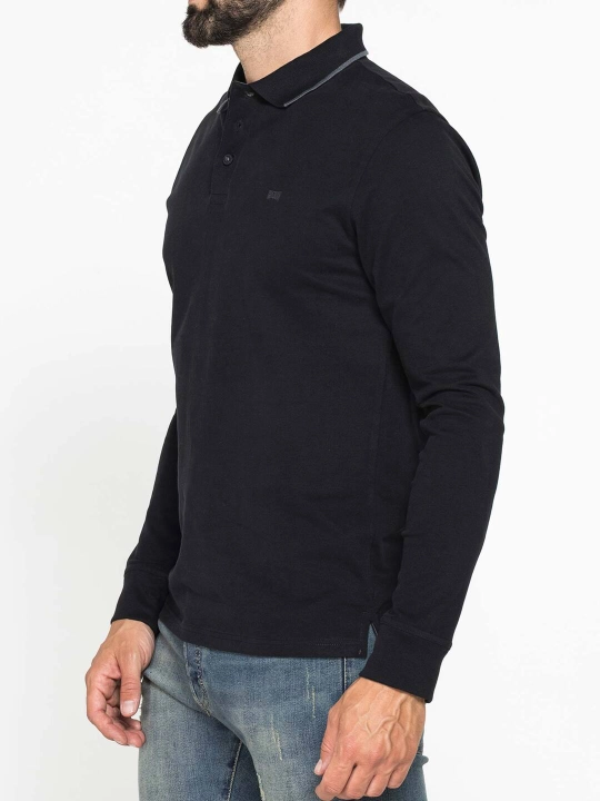 Erkaklar uchun uzun yengli polo ko‘ylak Carrera Jeans, 100% paxta, Italiya