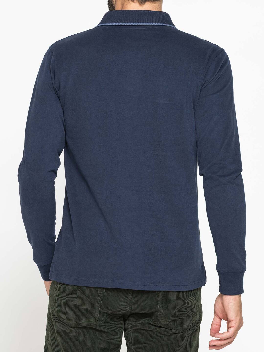 Erkaklar uchun uzun yengli polo ko‘ylak Carrera Jeans, 100% paxta, Italiya