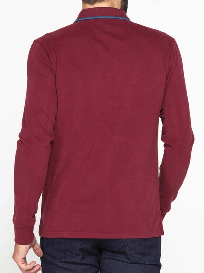 Erkaklar uchun uzun yengli polo ko‘ylak Carrera Jeans, 100% paxta, Italiya