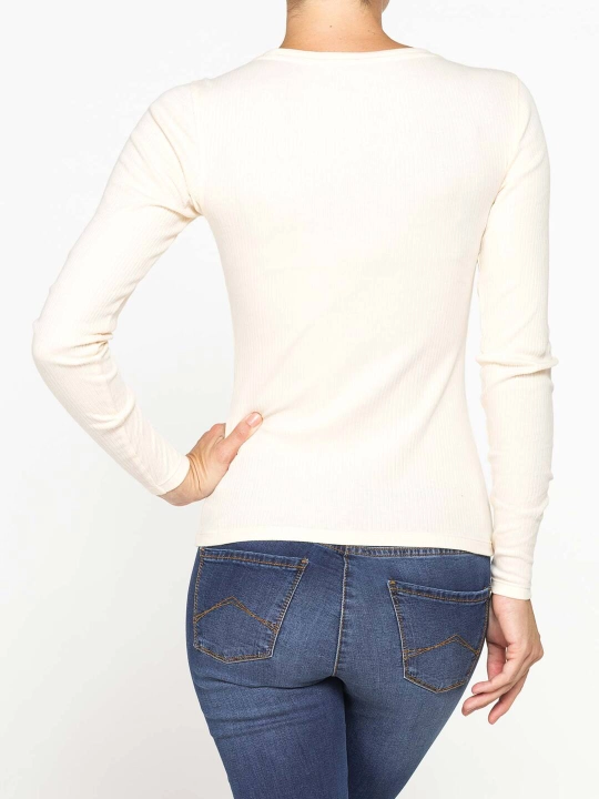 Ayollar longslivi Carrera Jeans lapsha matodan