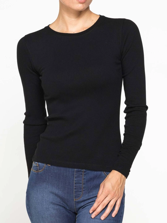 Лонгслив женский Carrera Jeans из ткани лапша - 