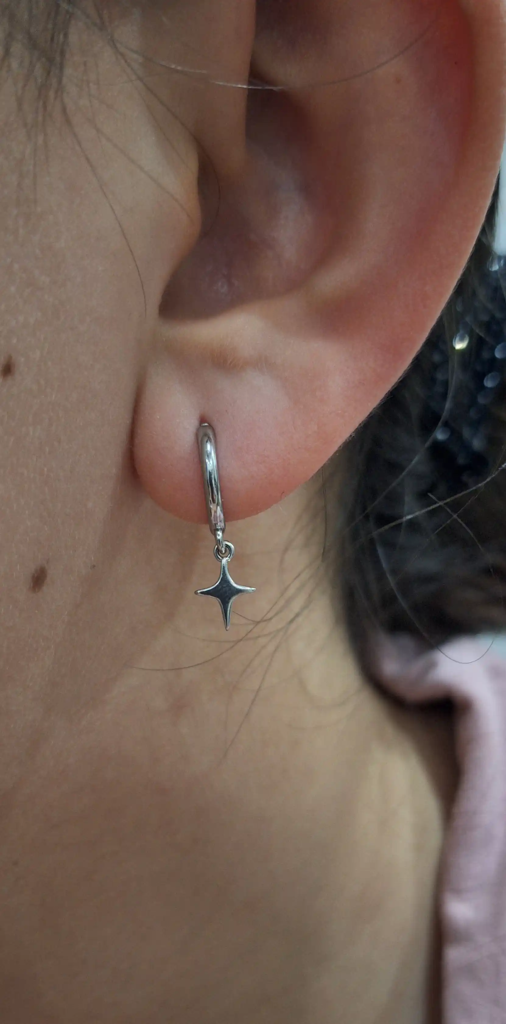 Серьги женские “Silver Star” — серебристый блеск звёзд