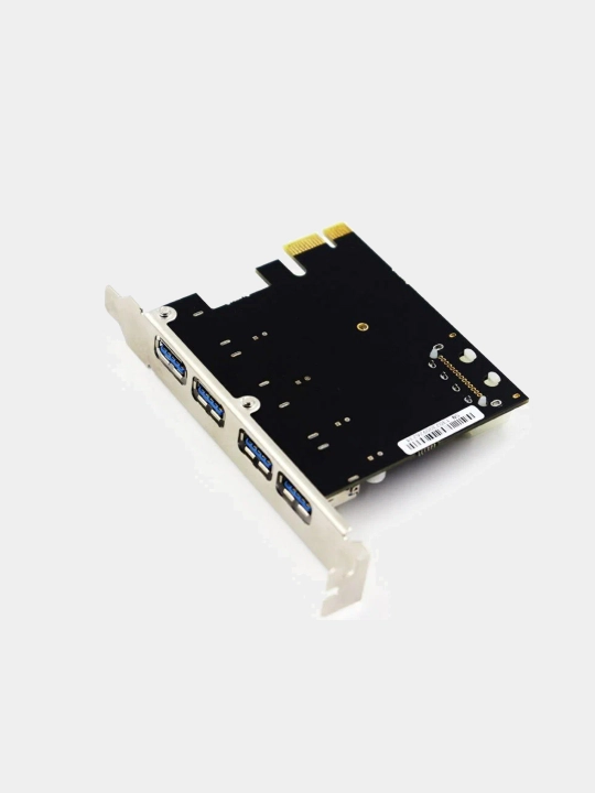 USB hub 4v1 kontsentratori PCI-E kartasi USB hub ajratgichi USB port kengaytirgichi
