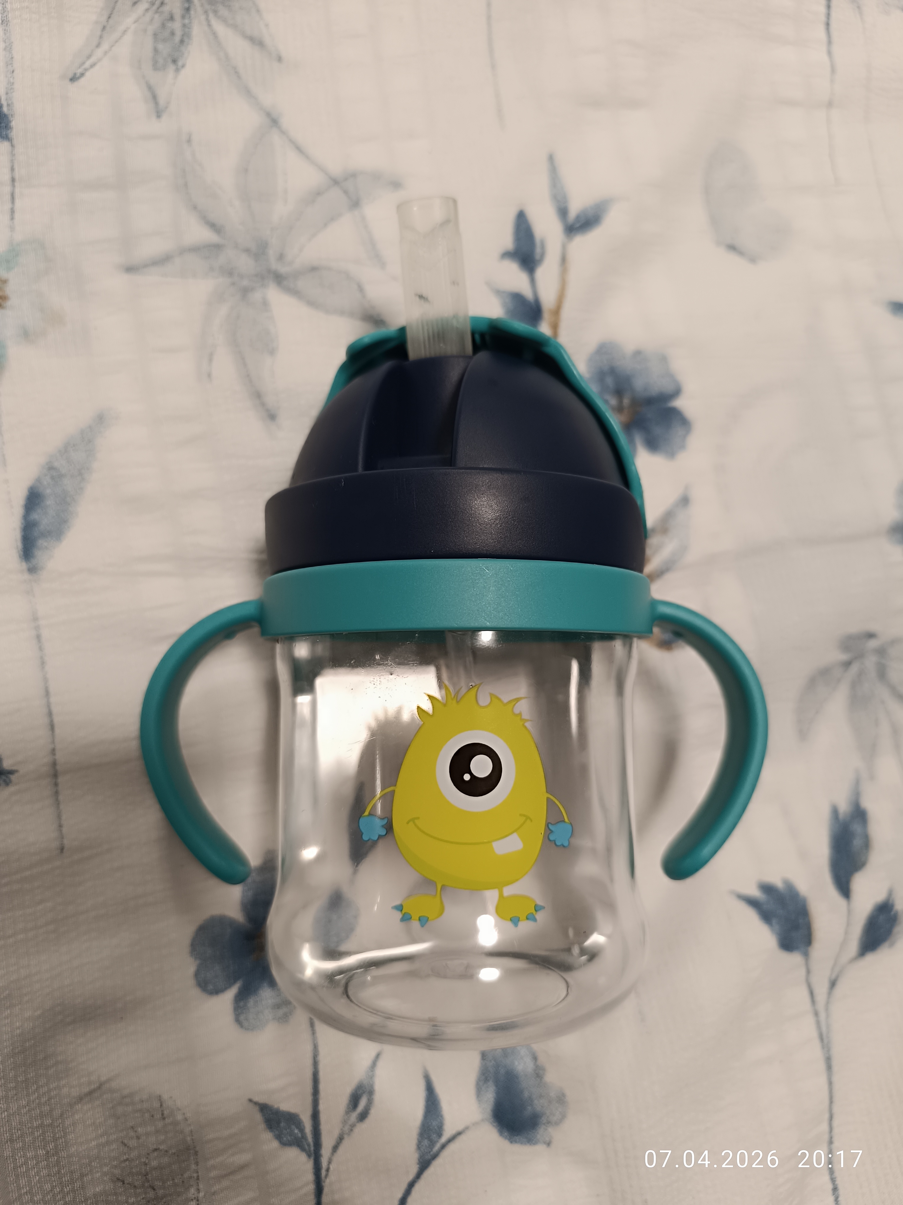Naychali bolalar suv idishi, ovqatlantirgich, to'kilmaydi, 250 ml